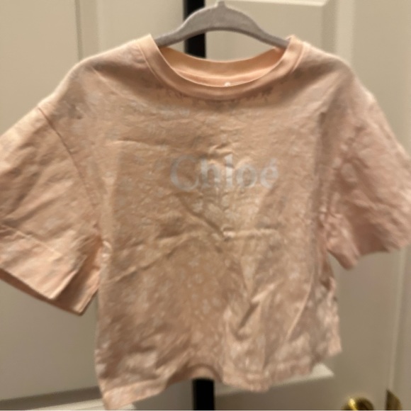 Chloé Logo T-shirt Size 4Y NEW - Picture 9 of 11
